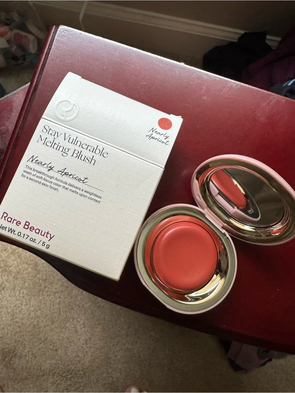 Rare Beauty Melting Blush — Nearly Apricot